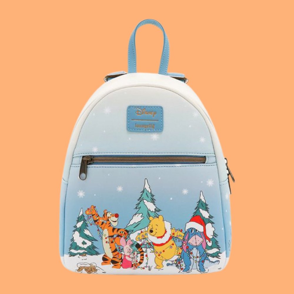 Loungefly Disney Winnie The Pooh Friends Holiday Mini Backpack